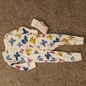 Butterfly pj and cozy camp socks